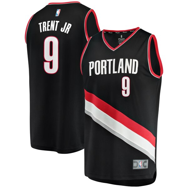 maglia Gary Trent Jr. 9 2020 portland trail blazers nero